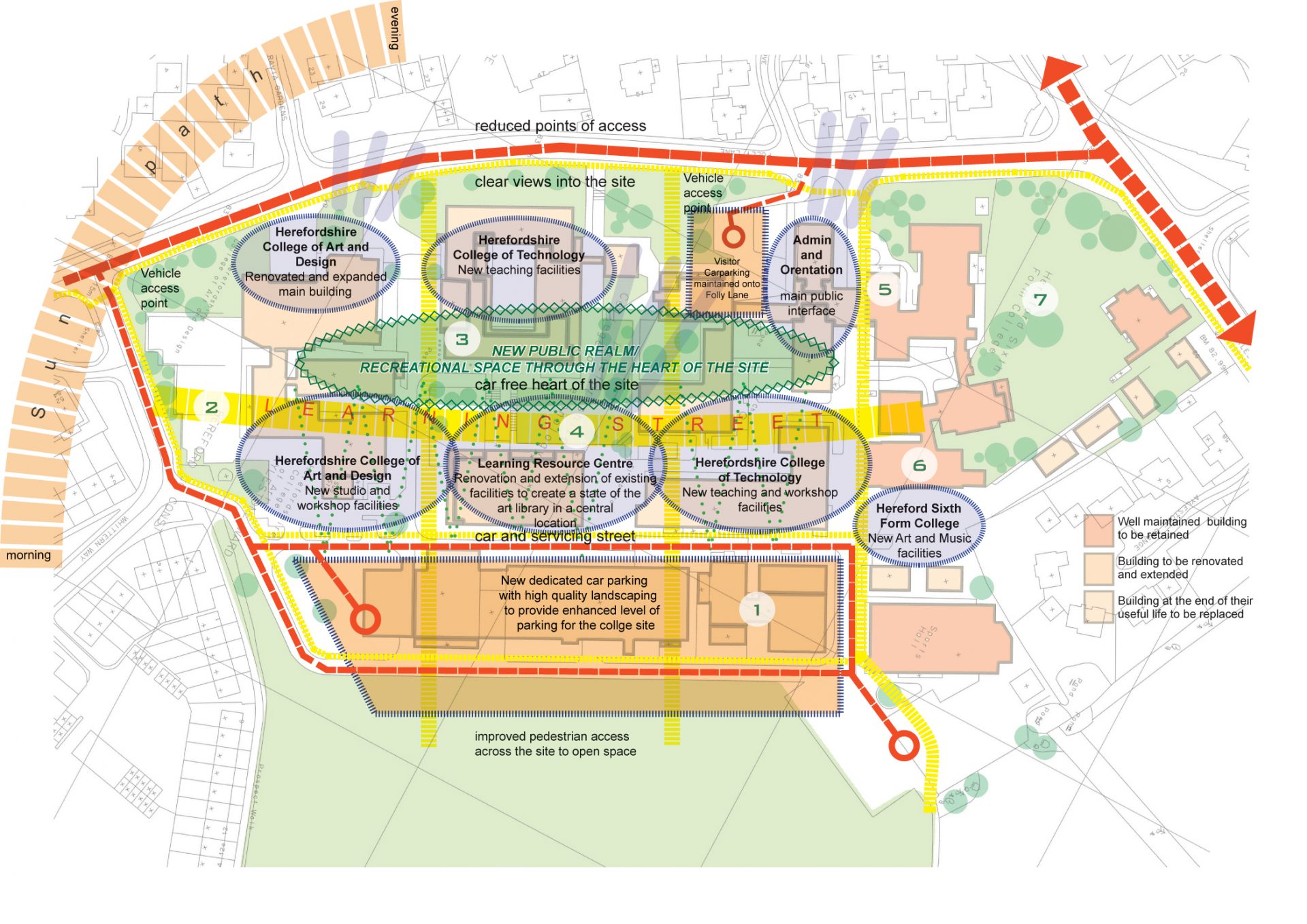 Hereford Learning Village Concept Masterplan HCT HSFC HCA