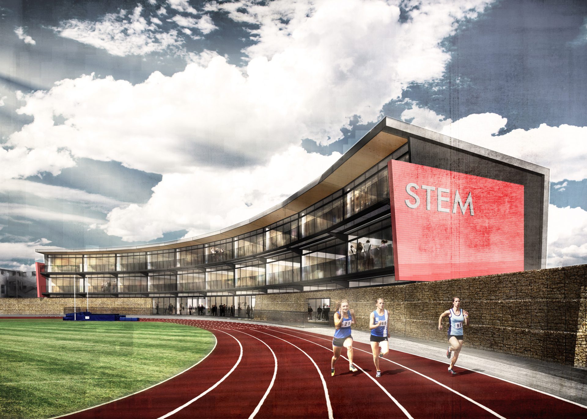 STEM Sustainable School Running Track Sports Academy