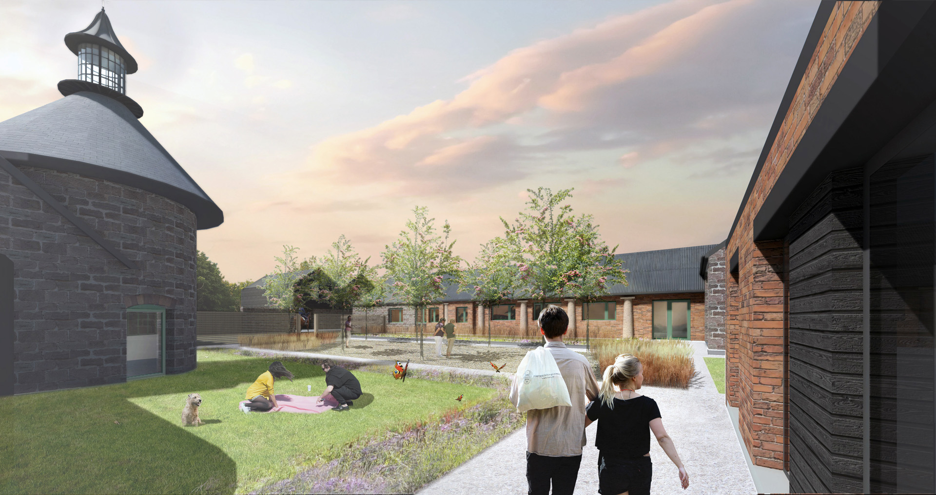 Holme Lacy Pound Farm Courtyard Planning Residential