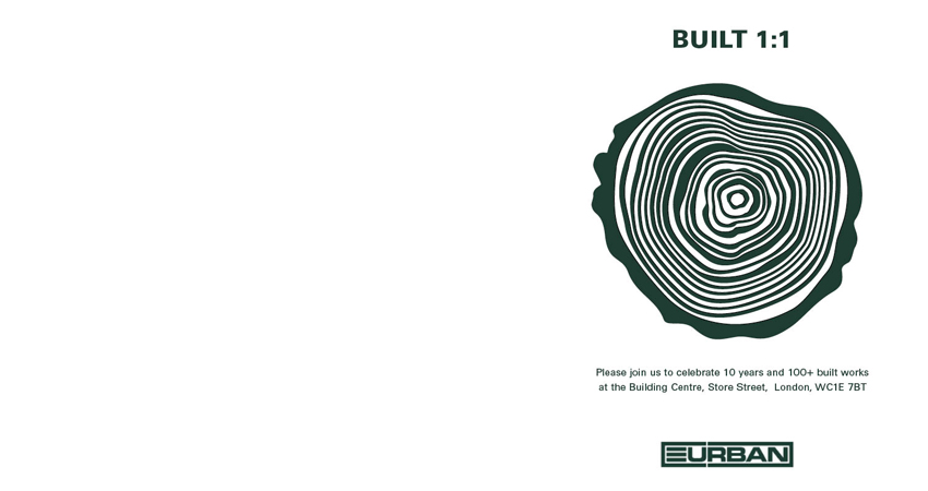 Eurban Built 1:1 Crosslam CLT Book Launch Invitation