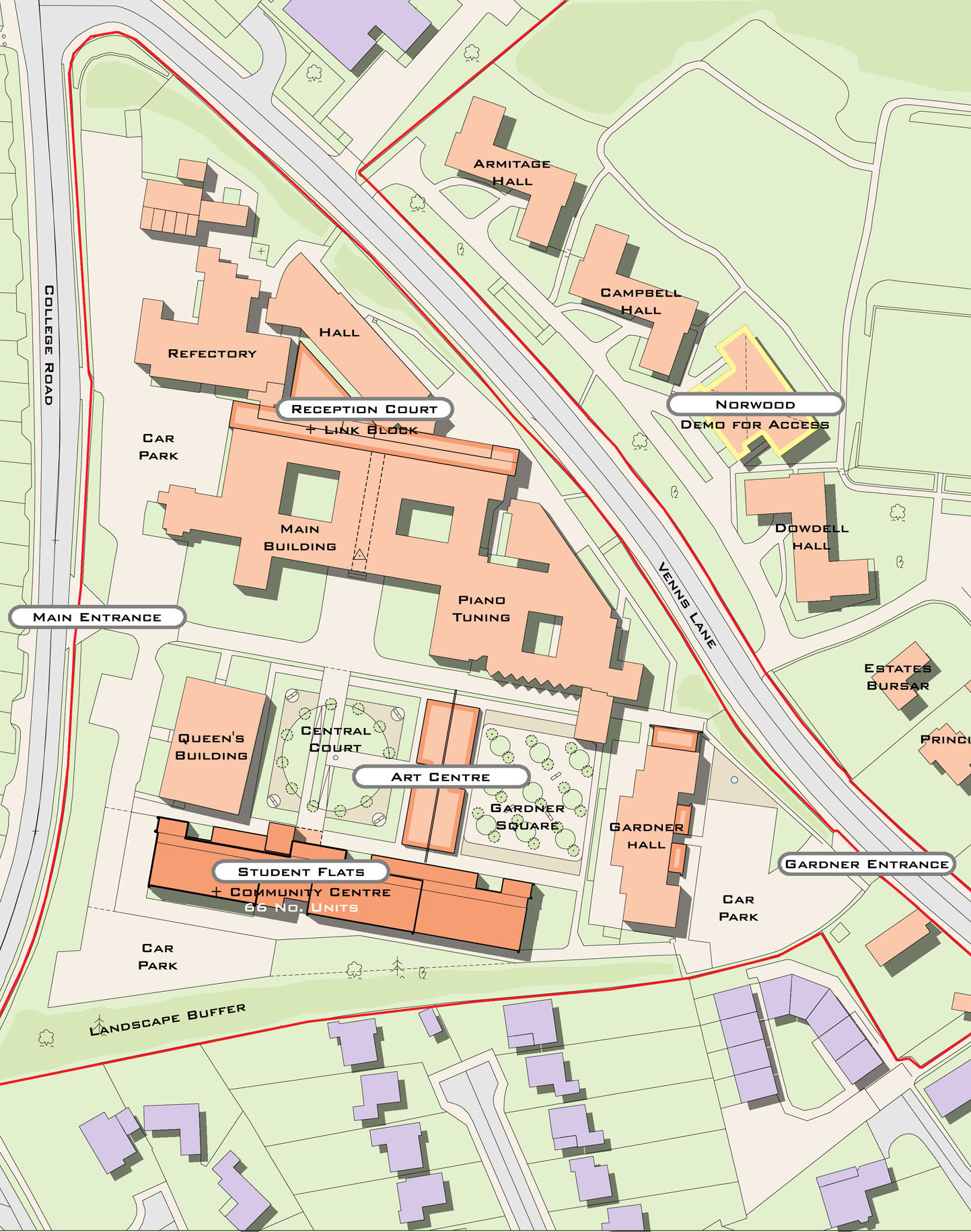 RNC Masterplan Hewitt Studios