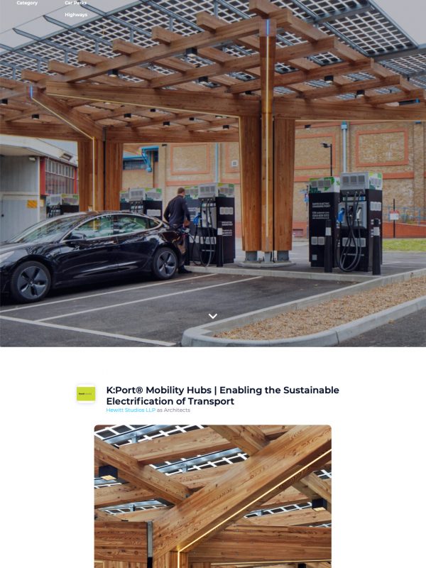 KPort EV Charging Mobility Hub Woolwich