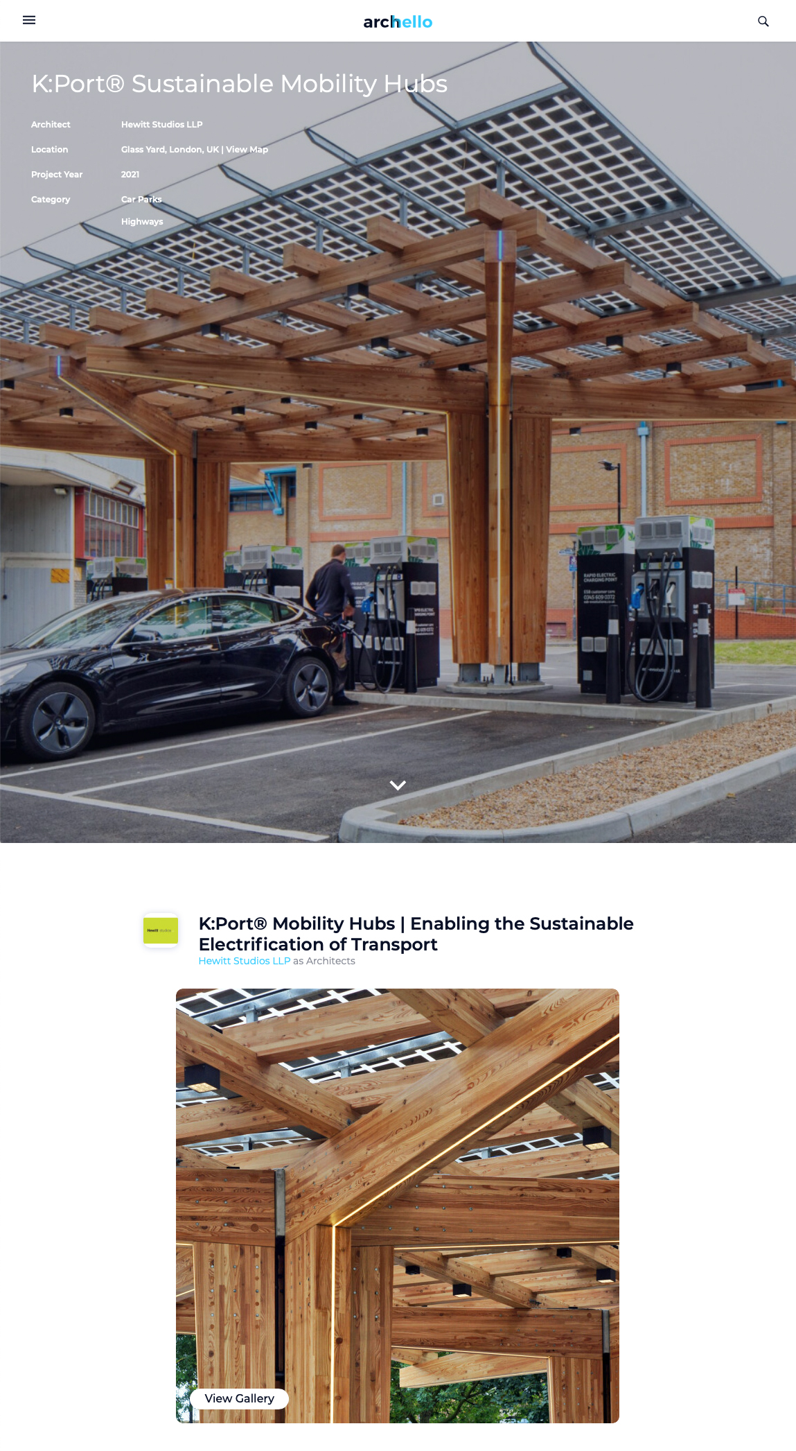 KPort EV Charging Mobility Hub Woolwich